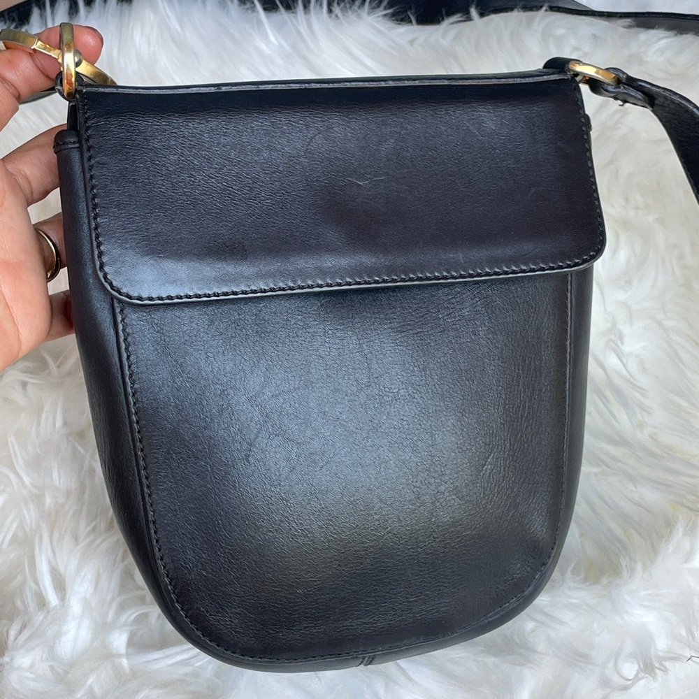 FERRAGAMO Vintage Leather Unisex Shoulder Bag or Crossbody Made in Italy - Picture 10 of 15